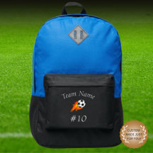 Mochila deportiva Personalizado de nombre de equip