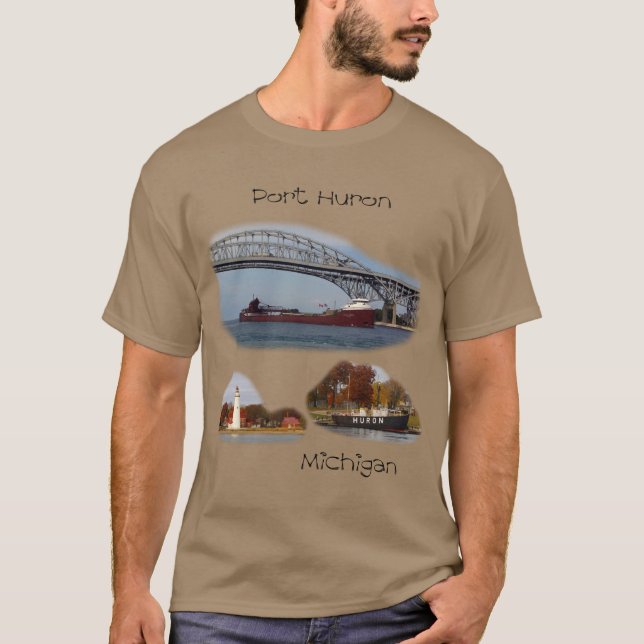 Port Huron, camiseta Michigan (Anverso)