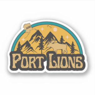 Port Lions, Alaska Pegatina