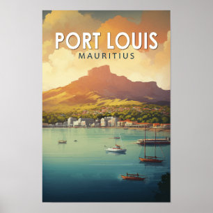 Port Louis Mauricio Viajes Arte Vintage