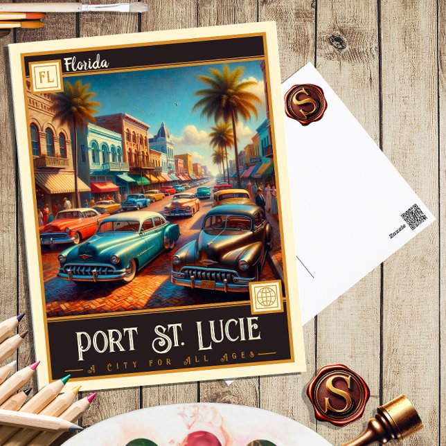 Port St. Lucie, Florida | Postal de época (Subido por el creador)