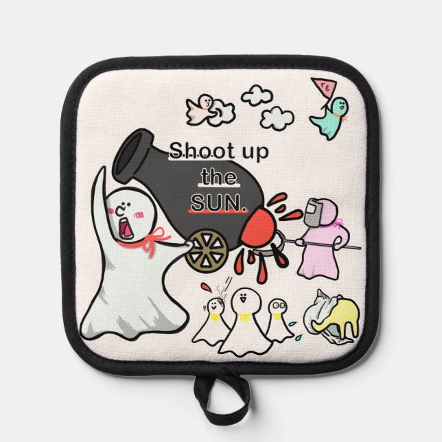 PORTA OLLAS てるてる任務隊 なべ敷き (Anverso)