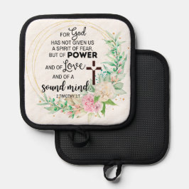 Porta Ollas 2 Timoteo 1:7 Dios no ha dado espíritu de miedo