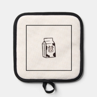 Porta Ollas Accesorio divertido de cocina, cartón de vaca, car