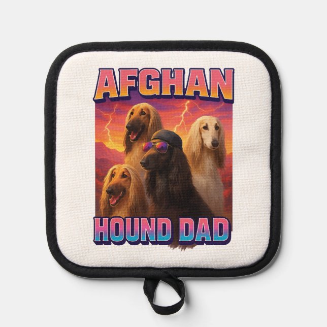 Porta Ollas Afghan Hound (Anverso)