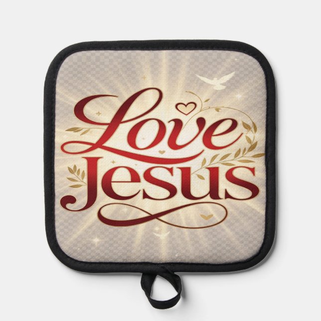 Porta Ollas Ama a Jesús (Anverso)
