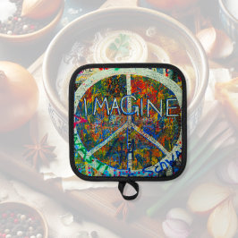 Porta Ollas Arte de Pared de Paz