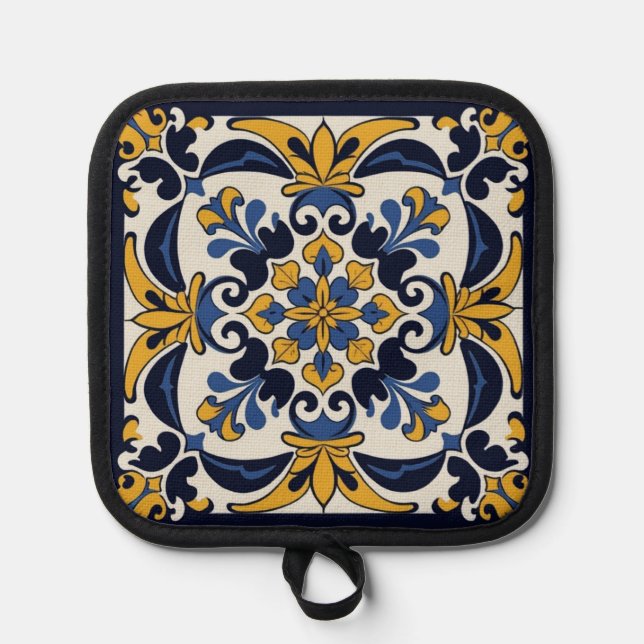 Porta Ollas Azulejo de Talavera Real (Anverso)