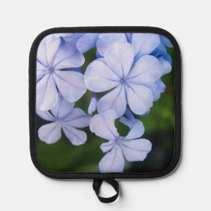Porta Ollas Bokeh Floral Azul