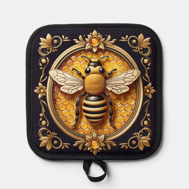 Porta Ollas Bonito Art Nouveau Honeybee (Anverso)
