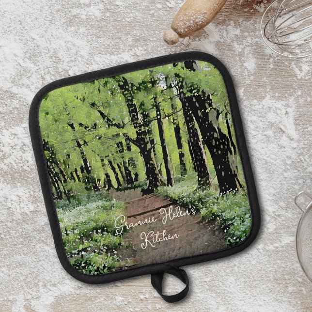 Porta Ollas Bonito Woodland personalizada (Subido por el creador)