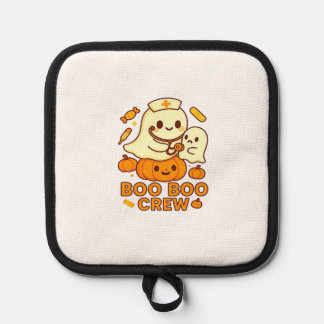 Porta Ollas Boo Boo Crew Nurse Funny Halloween Ghost Nurse Gir