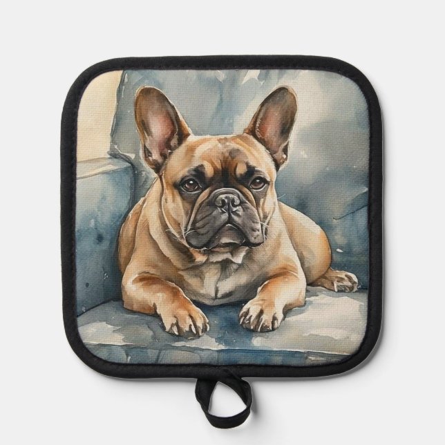 Porta Ollas Bulldog Francés (Anverso)