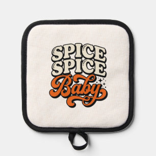 Porta Ollas Camiseta de tipografía retro vintage Spice Spice B