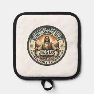 Porta Ollas Camiseta Esposa Militar de Jesús Esperando Esposa 