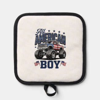 Porta Ollas Camiseta Patriótica Vintage Camión Monstruo Niño A