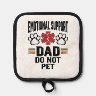 Porta Ollas Camiseta Vintage de Papá de Apoyo Emocional No Aci