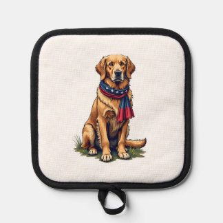 Porta Ollas Camiseta Vintage Patriótica de Caza Retriever Dora