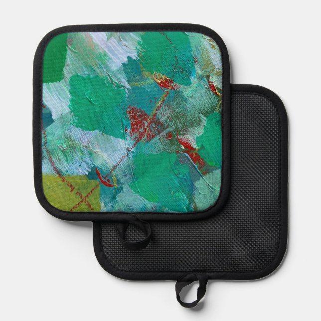 Porta Ollas Cartel en el diseño de mármol (Anverso/Reverso)