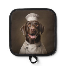 Chef de Chocolate Lab Perro
