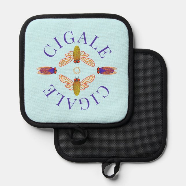 Porta Ollas Cicada Cicada Cigale Cigale (Anverso/Reverso)