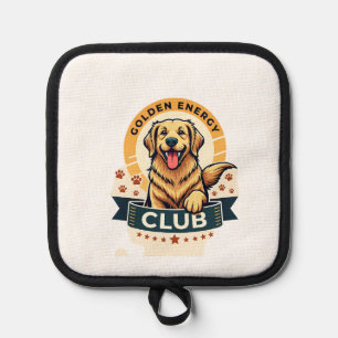 Porta Ollas Club de Energía Dorada Retriever Dorado Perro Anti