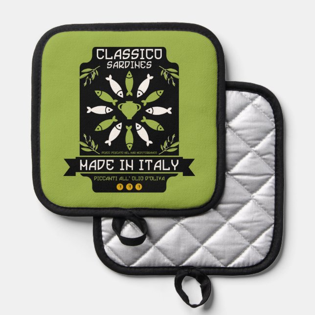 Porta Ollas Cocina italiana (Anverso/Reverso)