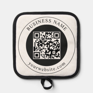 Porta Ollas Código QR con nombre de empresa editable