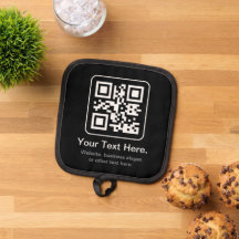 Código QR escaneable moderno | Negro Blanco y Gris