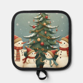 Porta Ollas Colección festiva de Navidades familiares de Snowm