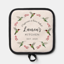 Porta Ollas Colibrí personalizado