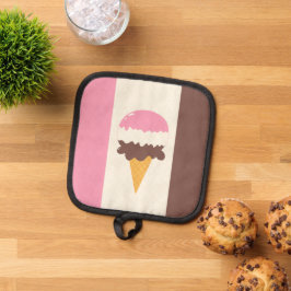 Porta Ollas Cono de helado napolitano