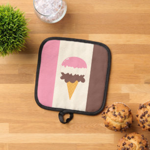 Porta Ollas Cono de helado napolitano