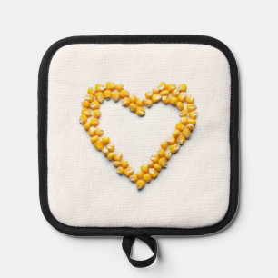 Porta Ollas Corazón de maíz dulce