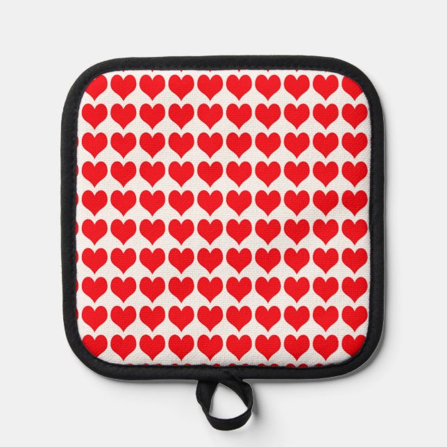 Porta Ollas Corazones rojos (Anverso)