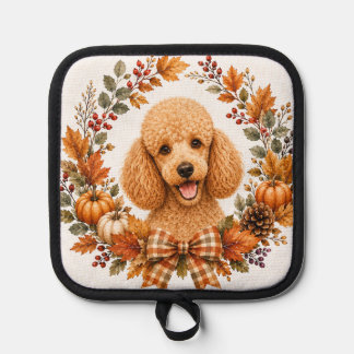 Porta Ollas Corona de Otoño de Caniche