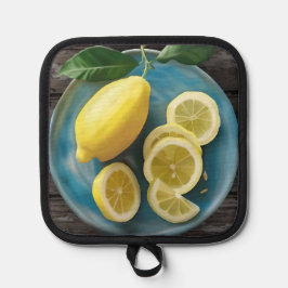 Porta Ollas Cuando la vida te da lemas | Tarjeta de fruta acua