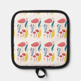 Porta Ollas Cute mushroom illustration
