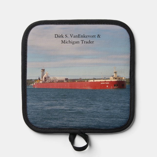 Porta Ollas Dirk S VanEnkevort & Michigan Trader (Anverso)