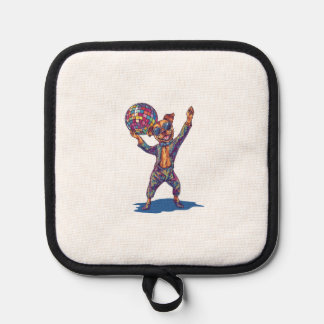Porta Ollas Disco Dog Delight � Funny 70s Party Pup