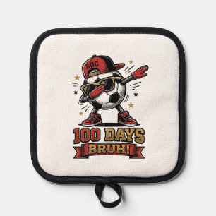 Porta Ollas Diseño de camiseta de fútbol Dabbing de 100 días B