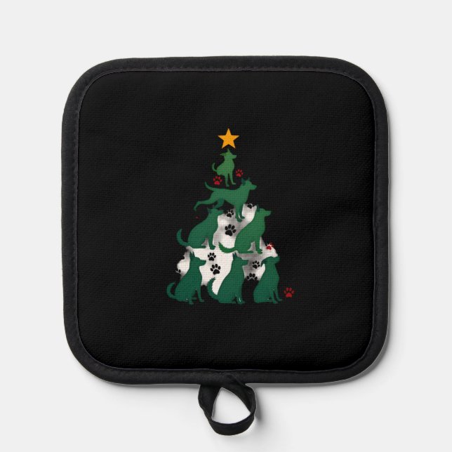 Porta Ollas Dog Christmas Tree Shirt - Dog Christmas (2) (Anverso)