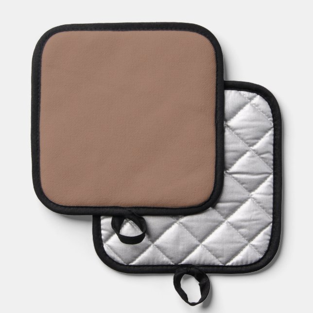 Porta Ollas Elegante portaobjetos marrones para elegantes coci (Anverso/Reverso)