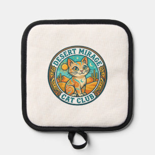 Porta Ollas Espejismo del desierto Gato Idea de regalo para ma