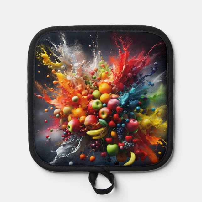 Porta Ollas Explosión de frutas (Anverso)