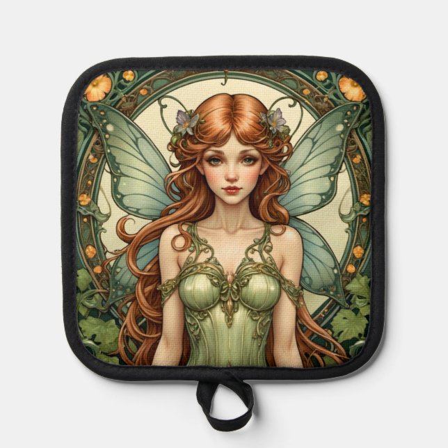 Porta Ollas Fairy de Art Nouveau (Anverso)