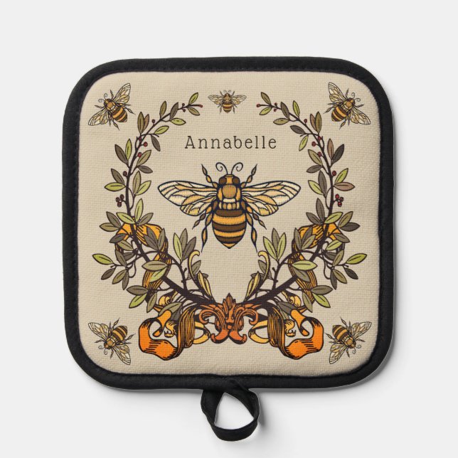 Porta Ollas Fancy Bee Personalize (Anverso)