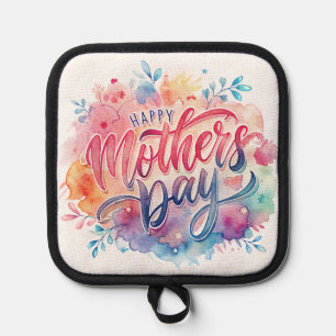 Porta Ollas Feliz día de la madre, pastelero