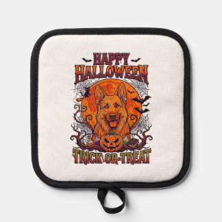 Porta Ollas Feliz Halloween Truco o Trato Pastor Alemán Calaba