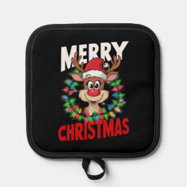 Porta Ollas Feliz Navidad a los renos navideños navidad